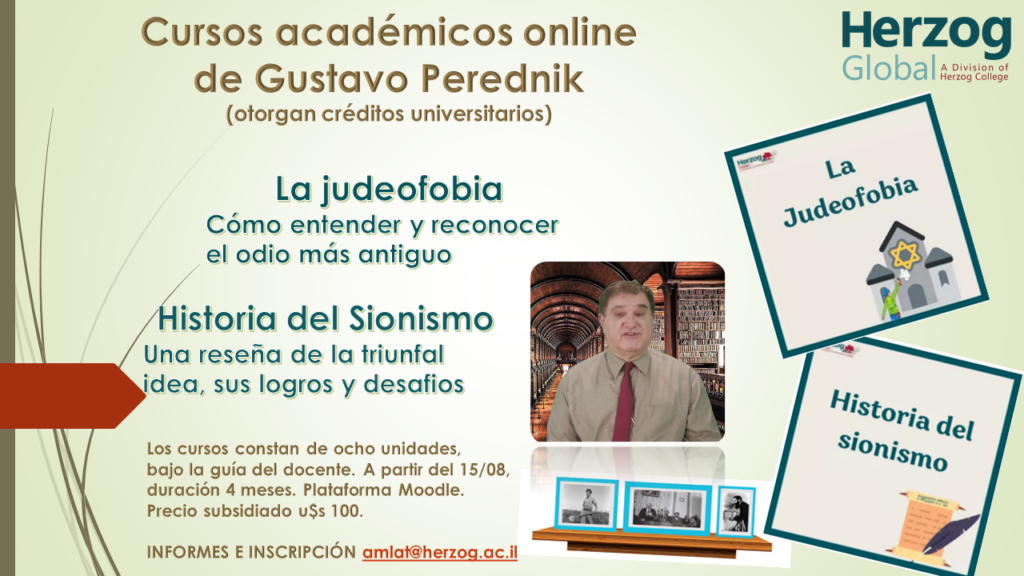 cursos academicos Dr Gustavo Perednik