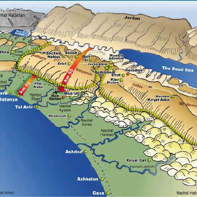 Israel 3D Map Square Herzog Learning Labs