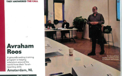 Teaching Hilchos Sushi in Amsterdam